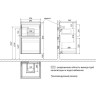Тумба LEMARK COMBI 45 см под раковину, подвесная/напольная, 2 ящика, фасад Бетон, корпус белый глянец LM03C45T-Beton